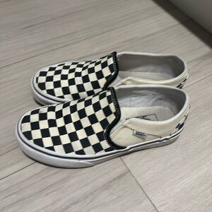 Black and white checkered vans 6